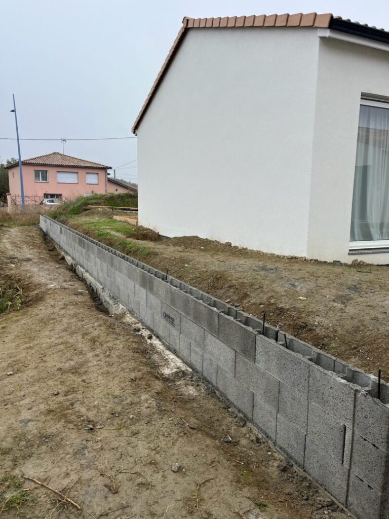 mur maçon
